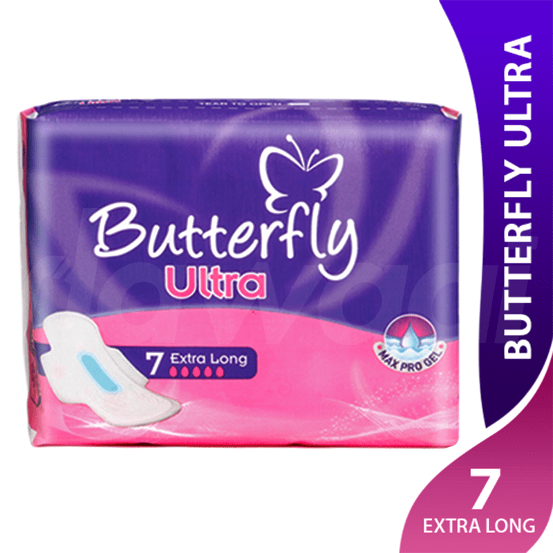 Butterfly Ultra - Extra Large Sanitary Pads 7 Pcs. Pack