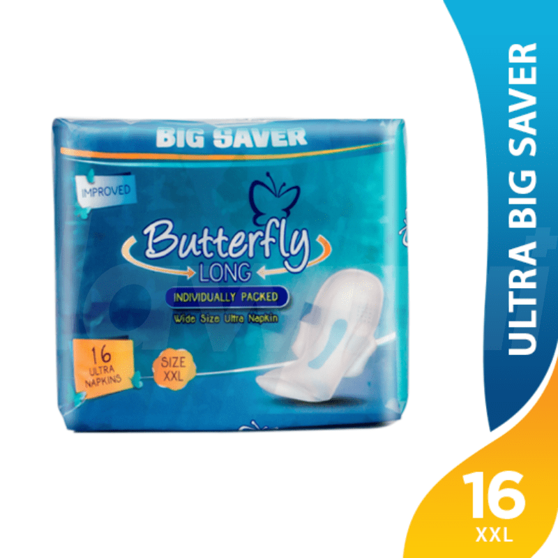 Butterfly Long Ultra - Big Saver XXL Sanitary Pads 16 Pcs. Pack