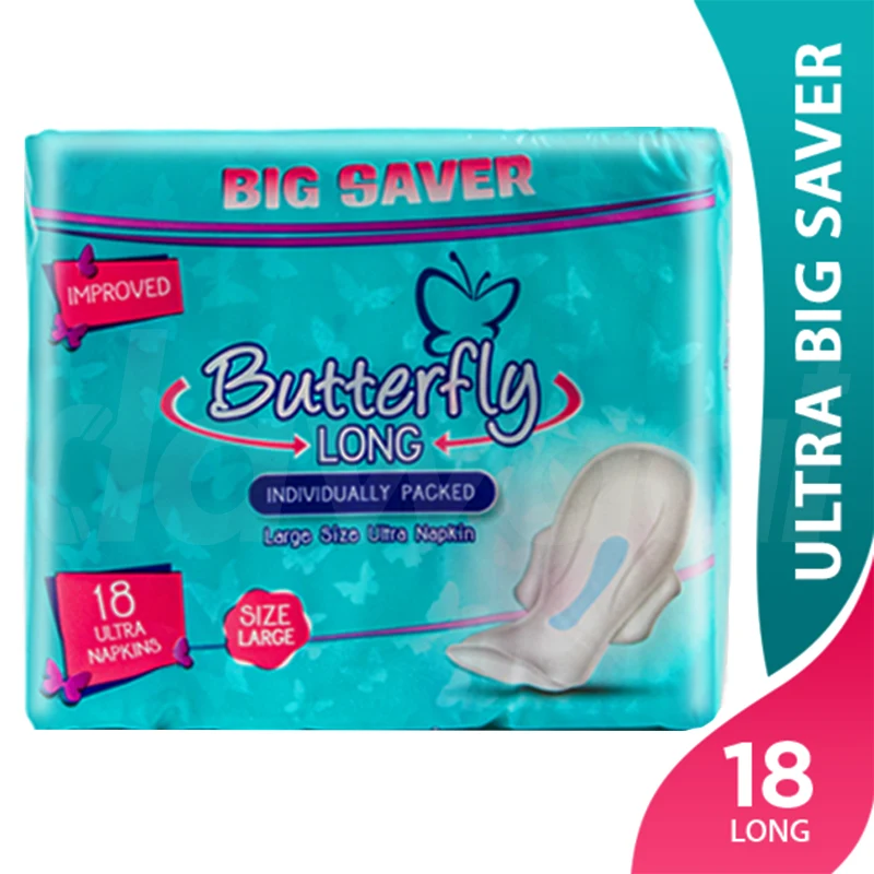 Buy Butterfly Long Ultra Big Saver - Large Sanitary Pads 18 Pcs. Pack