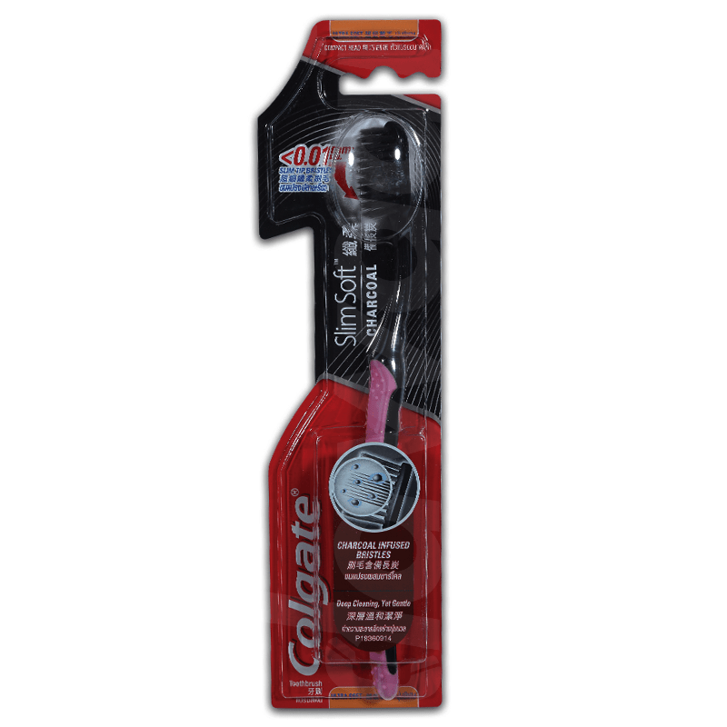 Colgate Slim Soft Charcoal Toothbrush 1 Pcs. Pack