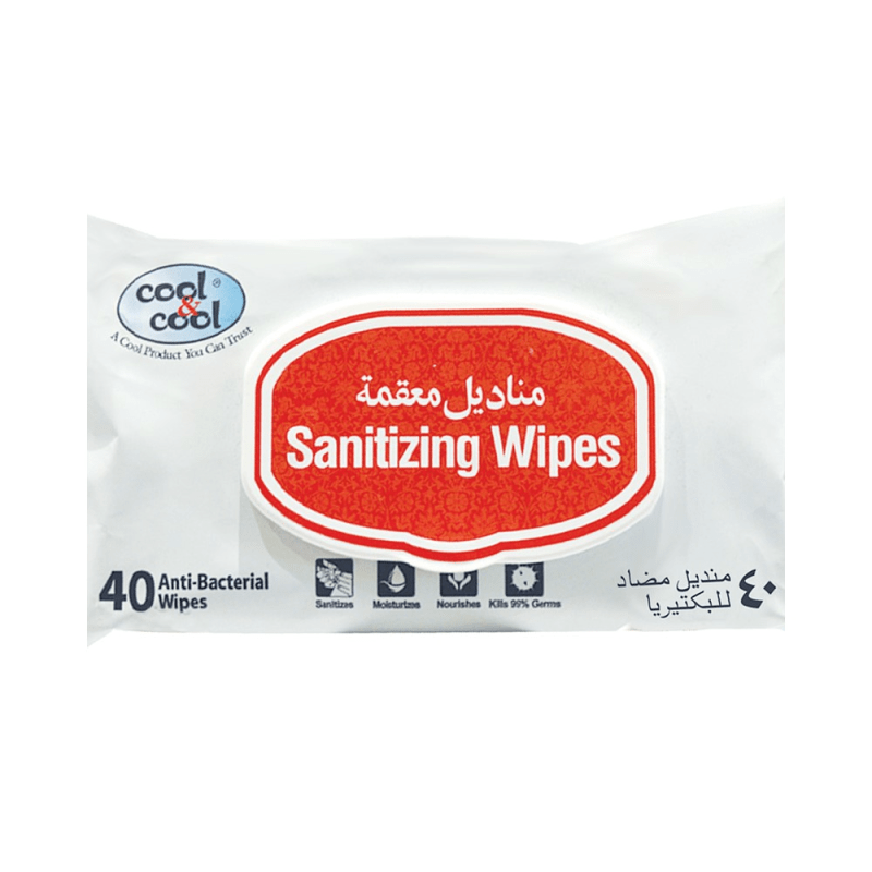 Cool & Cool Sanitizing Wipes