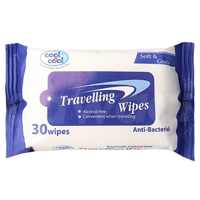 Cool & Cool Travelling Wipes