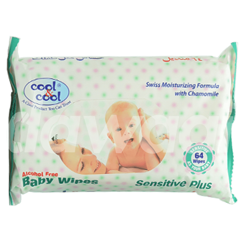 Cool & Cool Baby Sensitive Plus Wipes