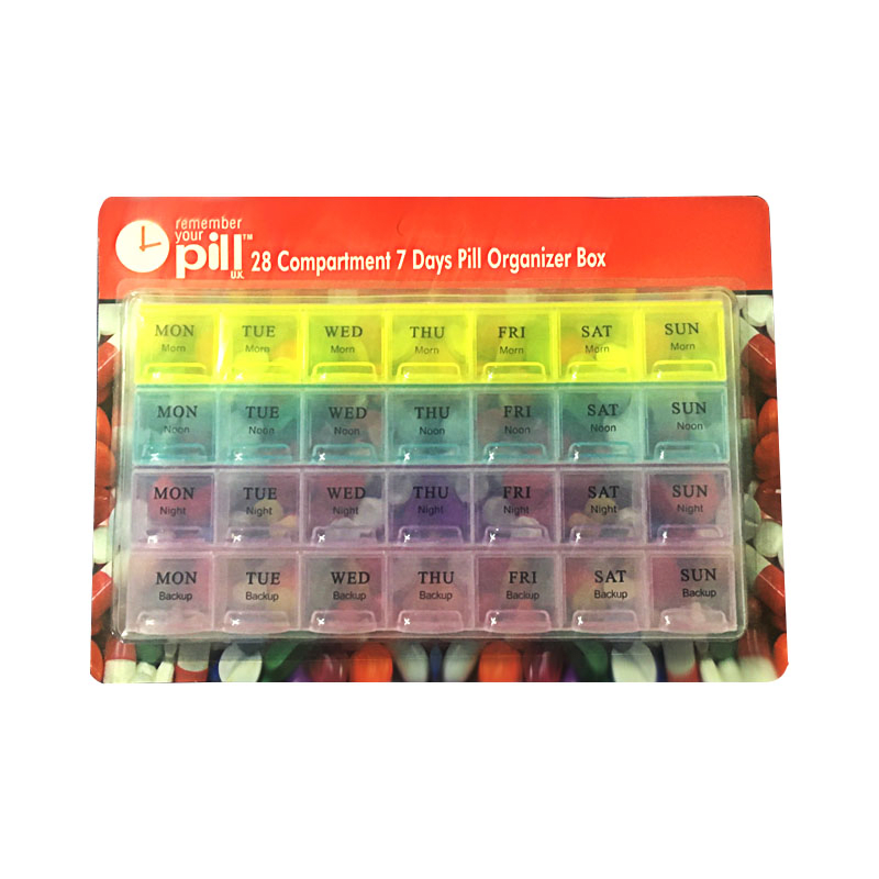 Dawaai 28 Compartment 7 days Pill organizer Box