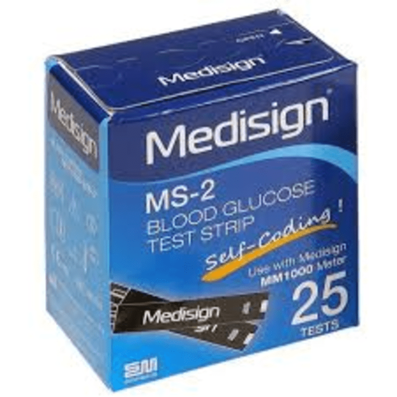 Medisign Glucose Strip 25s
