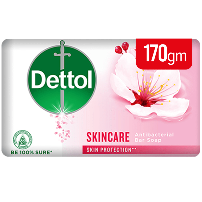 Dettol Skincare Bar Soap 170 gm Pack