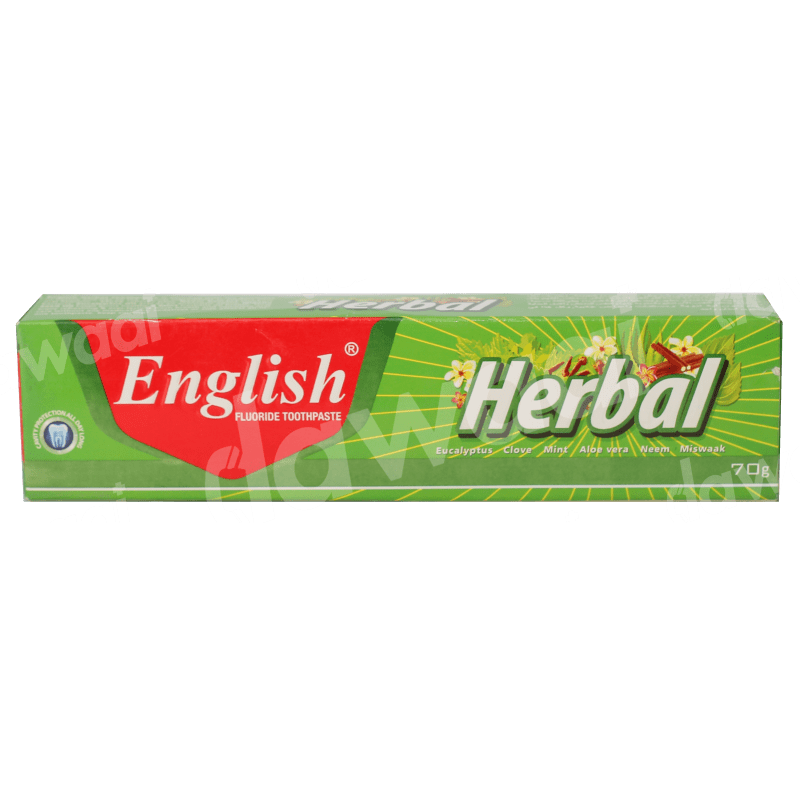 English Herbal Toothpaste Value Pack 70g