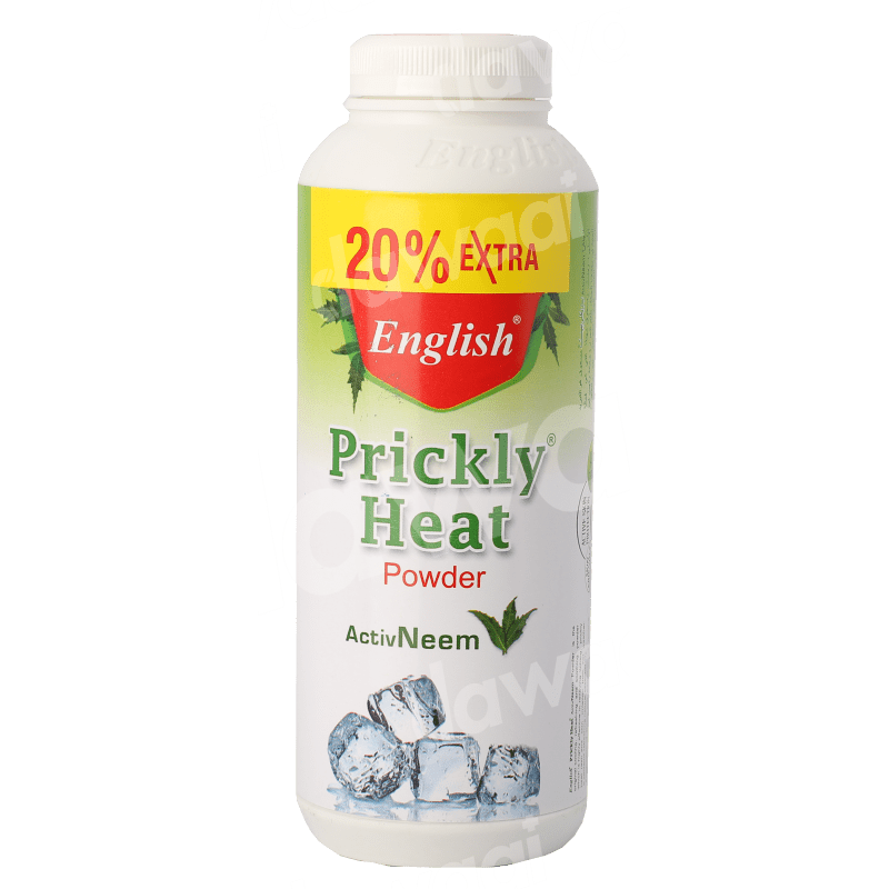 English  Prickly Heat Powder Active Neem Large Pack 