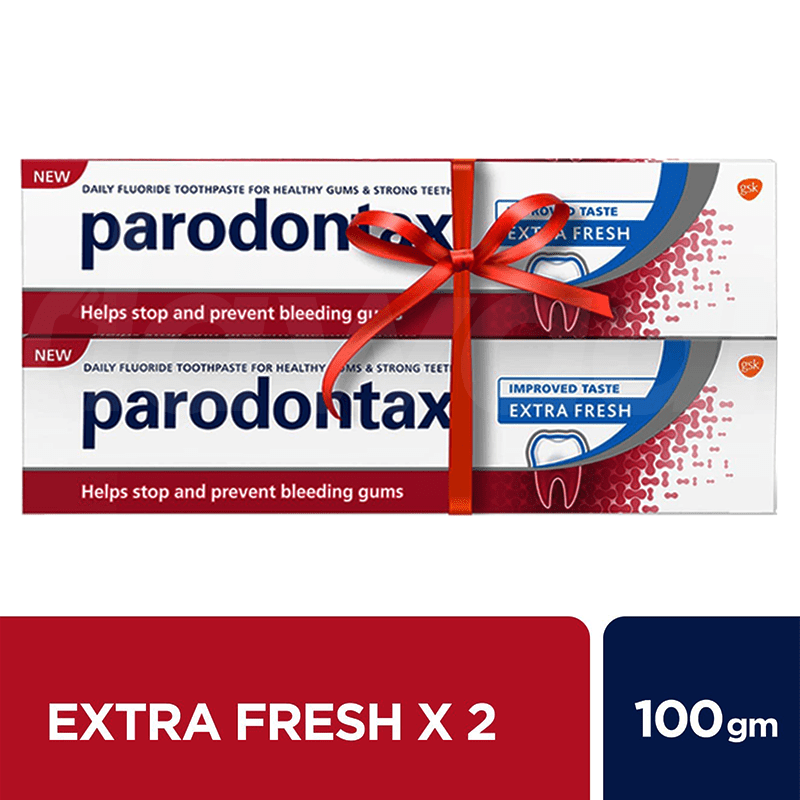 Parodontax Combo Pack Of 2 Extra Fresh 100 gm Toothpaste.
