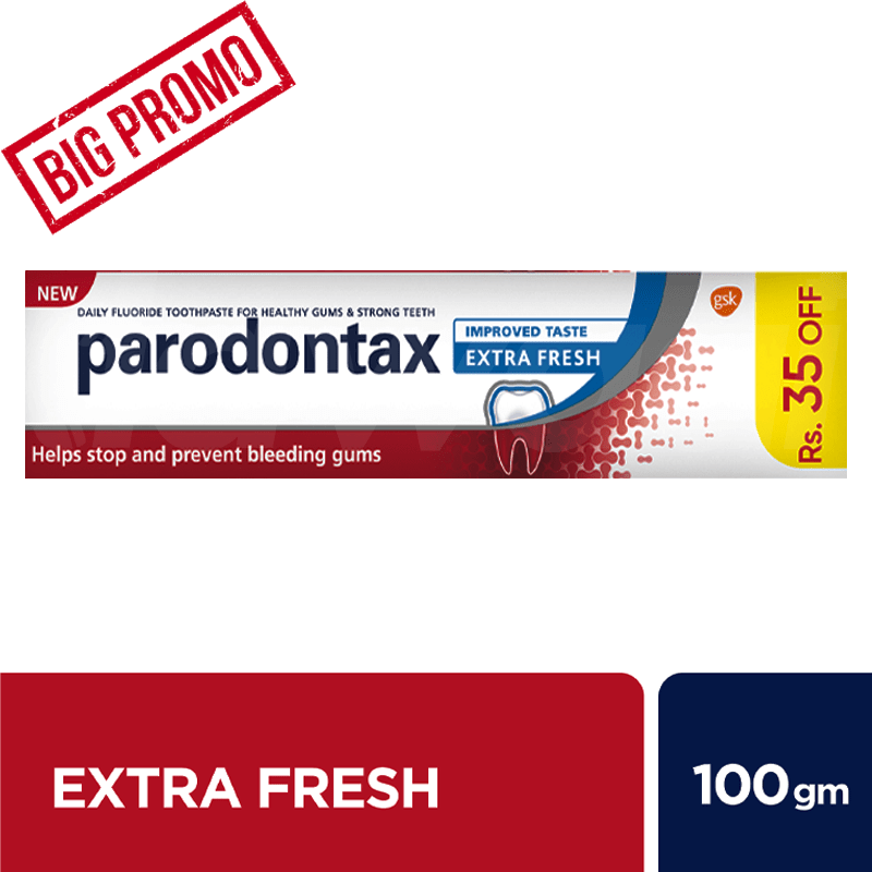 Parodontax Extra Fresh Toothpaste 100 gm - Promo Pack