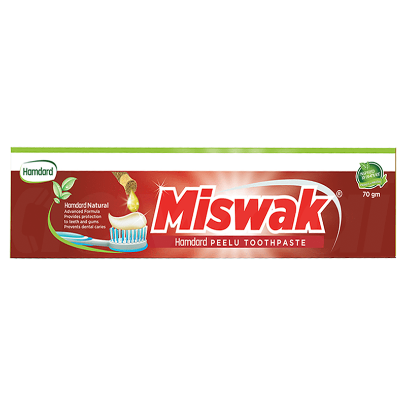 Hamdard Miswak Peelu Toothpaste 70 gm Pack