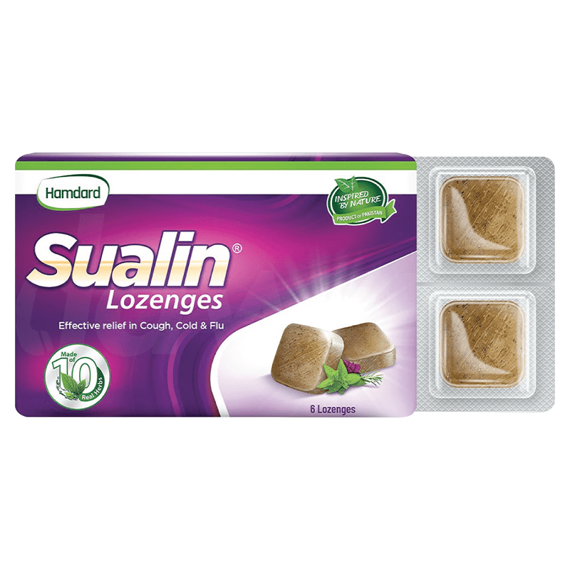 Hamdard Sualin Lozenges 16 x 6's Pack