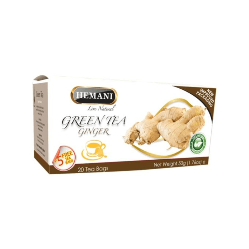 Hemani Green Tea Ginger 20Tb