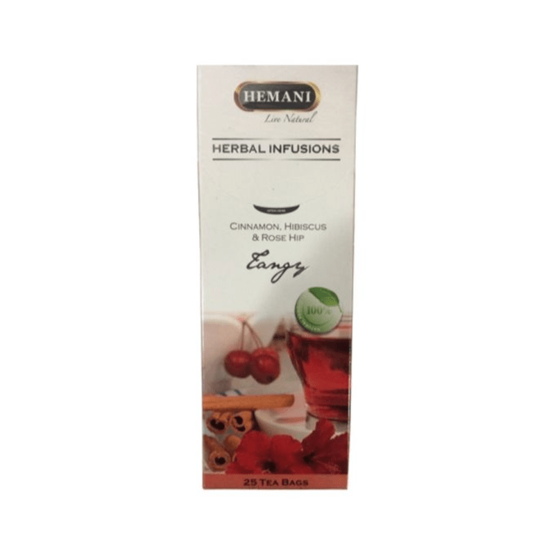 Hemani Tangy Cinnamon Hibsicus And Rose Hip Tea 25Tb