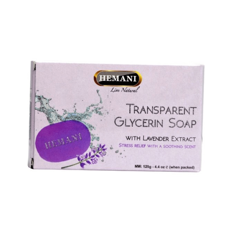 Hemani Glycerin Soap with Lavender Extract 125gm