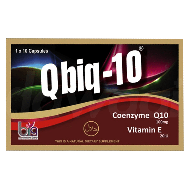 Herbo Natural Qbiq-10 Supplement 1 x 10's Capsules Pack