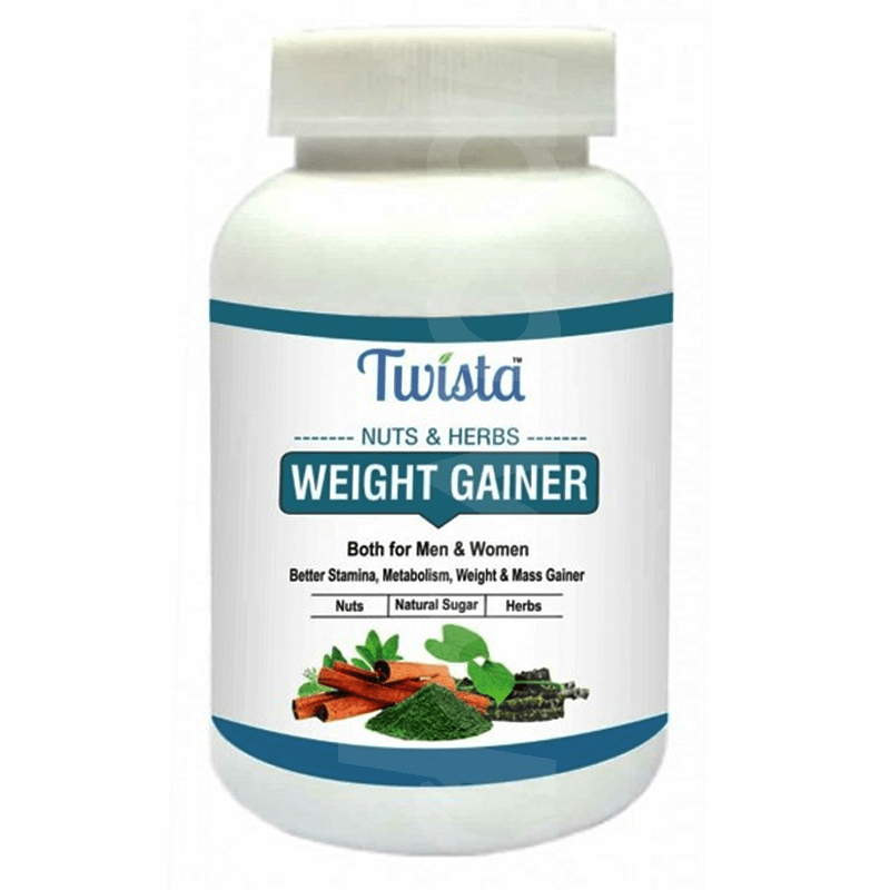 Herbo Natural Twista Weight Gainer Supplement 300 gm Powder Bottle