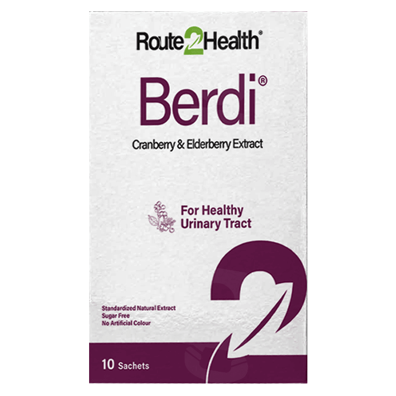 Berdi Cranberry & Elderberry Extract Powder 1 x 10's Sachets Pack