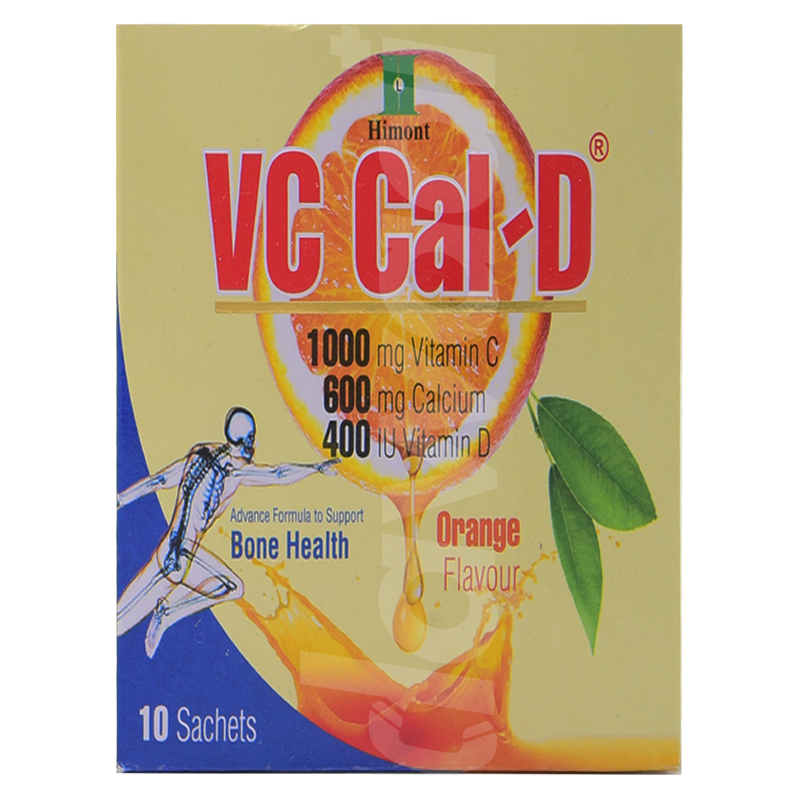 VC-Cal D Orange Supplements 1 x 10's Sachets Pack