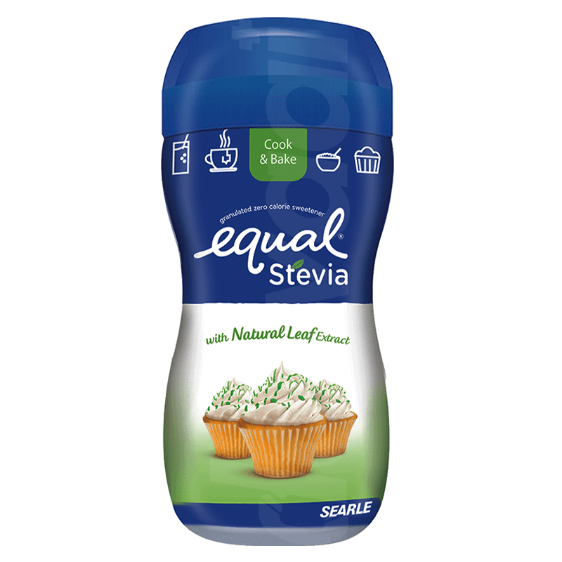 Equal Stevia 0 Calorie Granulated Sweetner 60 gm Powder Jar