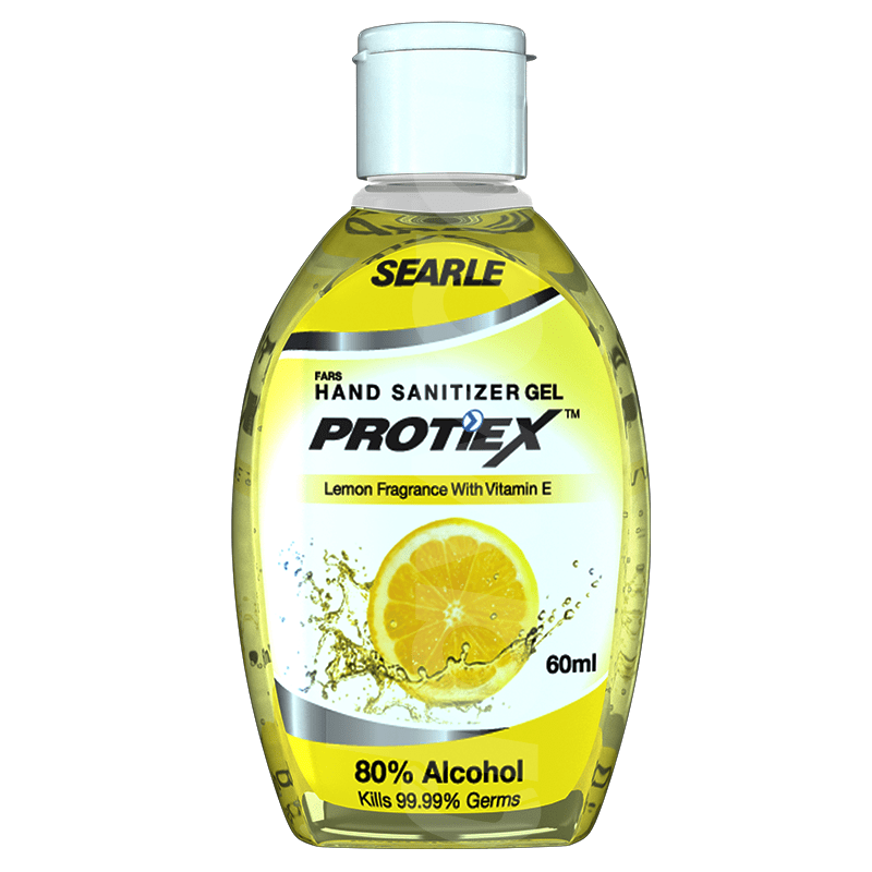Protiex Lemon Sanitizer 60 ml Gel Bottle