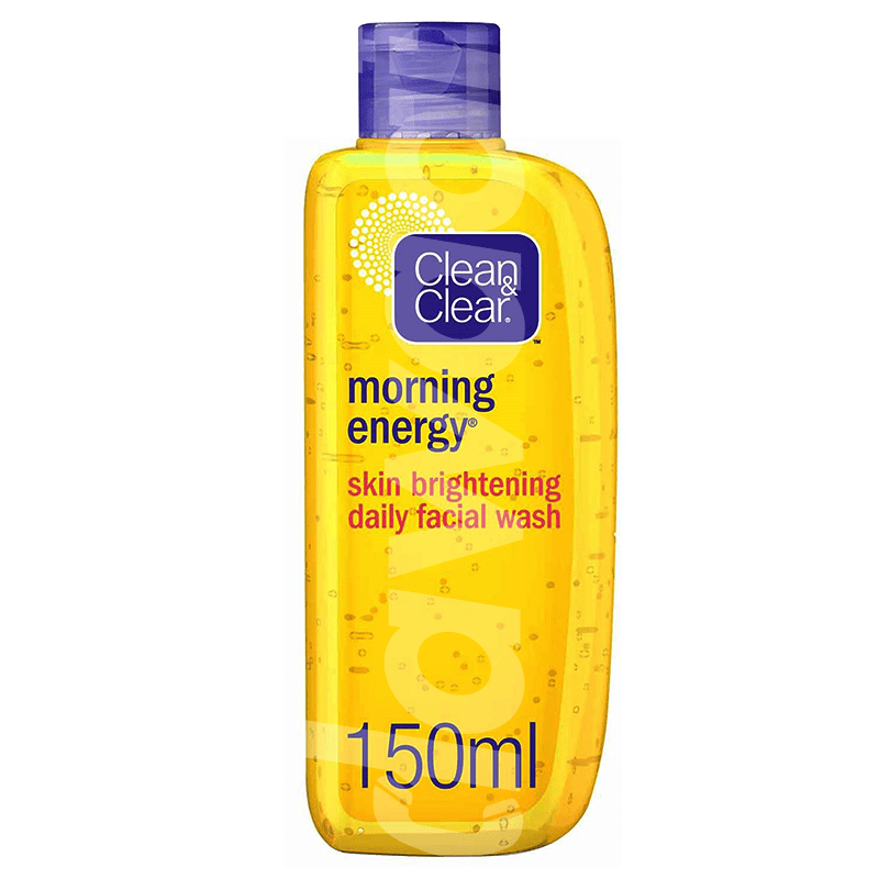 CLEAN & CLEAR Daily Facial Wash, Morning Energy, Skin Brightening 150 ml Bottle
