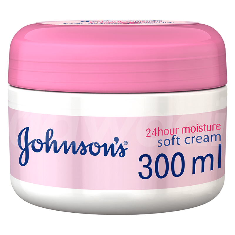 JOHNSON’S 24 HOUR Moisture, Soft Body Cream 300 ml Jar