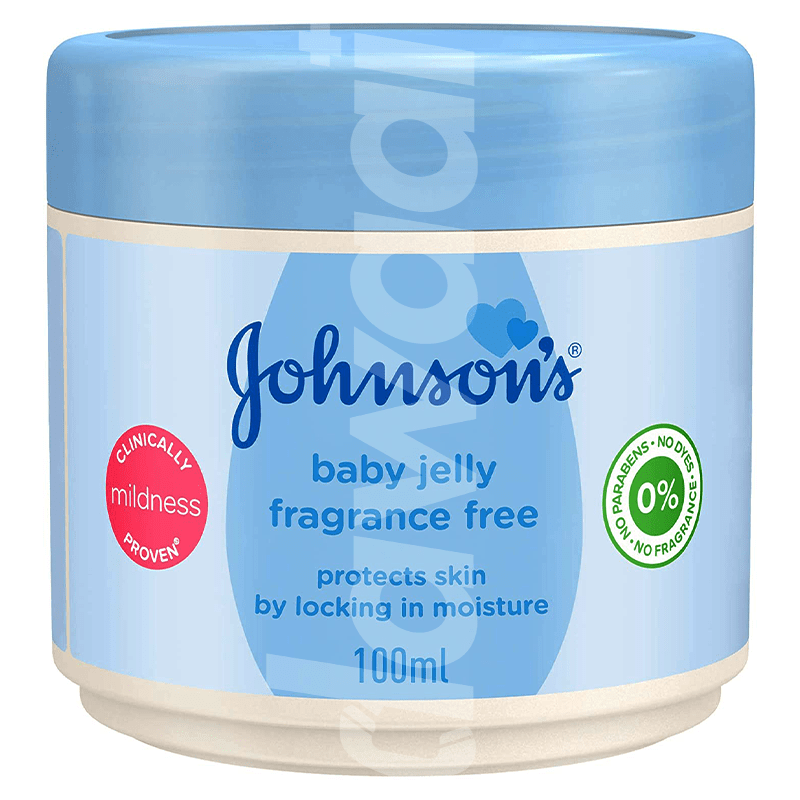 JOHNSON’S Fragrance Free Baby Jelly 100 ml Jar