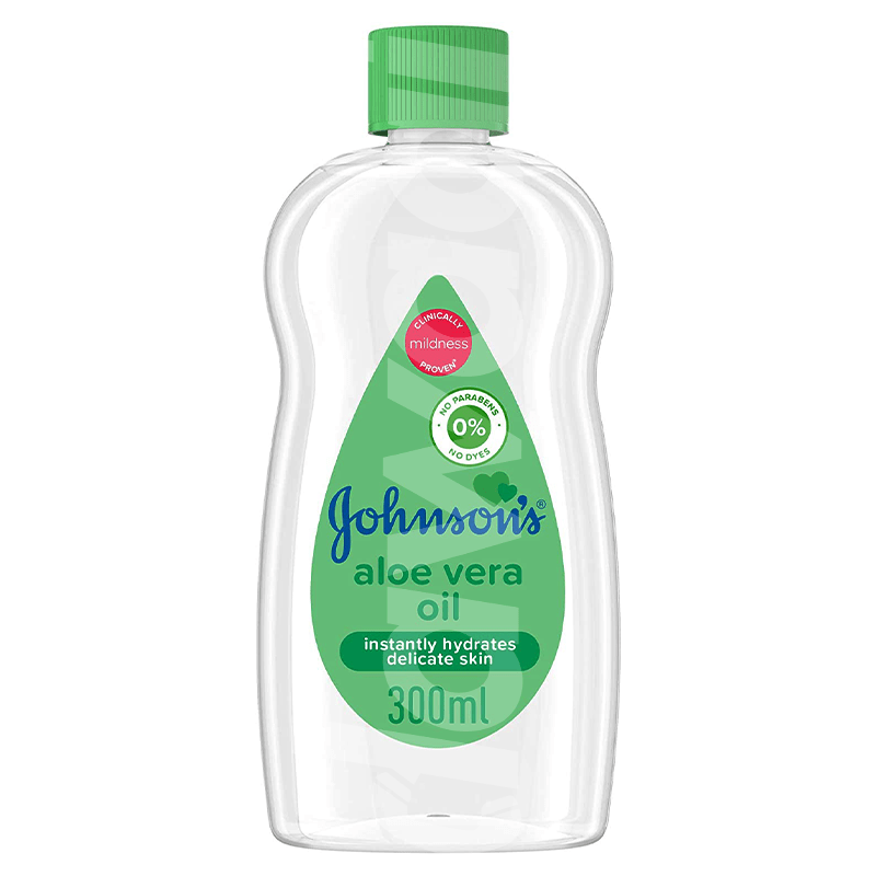 JOHNSON’S Aloe Vera Baby Oil 300 ml Bottle