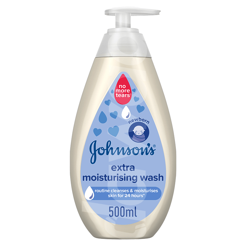 JOHNSON’S Extra Moisturising Baby Wash 500 ml Bottle