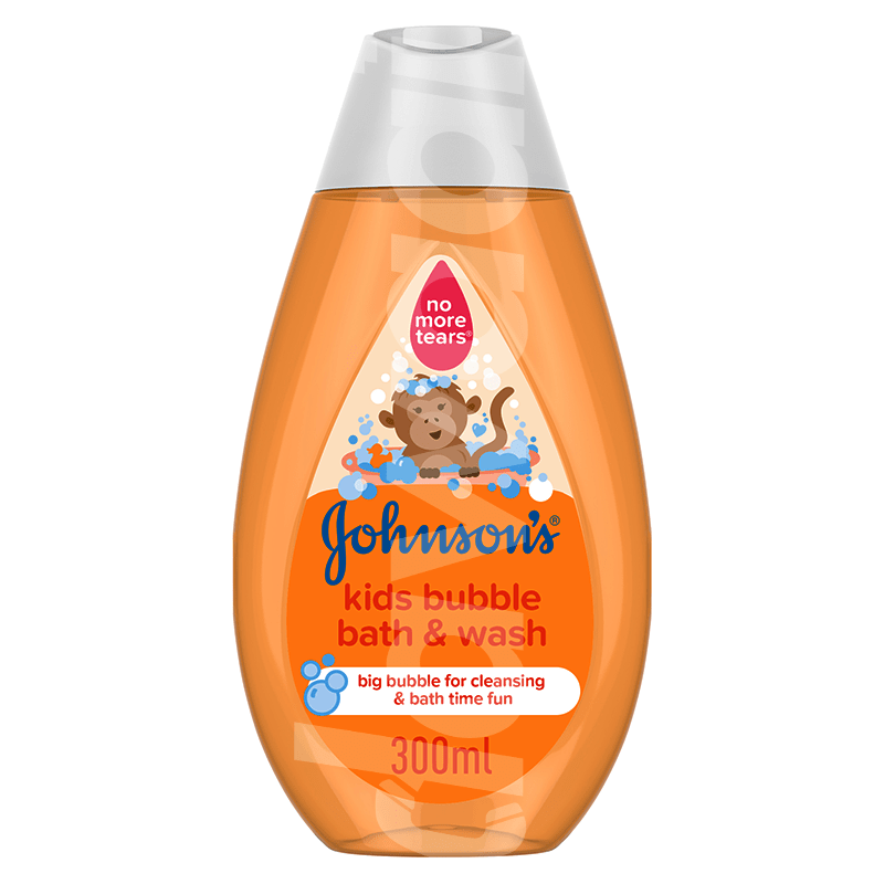 JOHNSON’S Kids Bubble Bath & Wash 300 ml Bottle