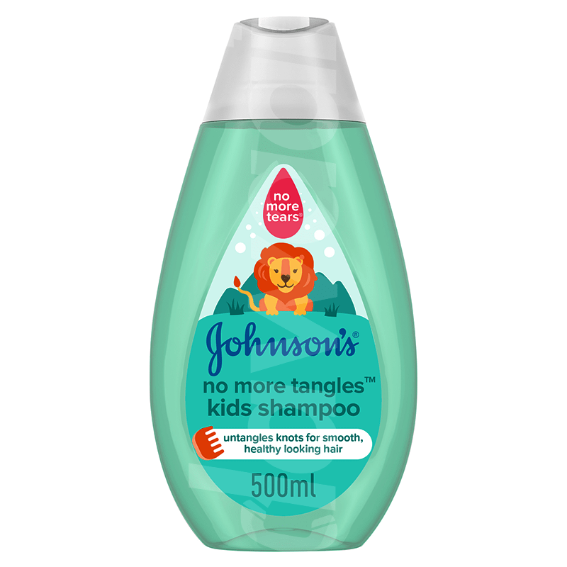JOHNSON’S No More Tangles Kids Shampoo 500 ml Bottle