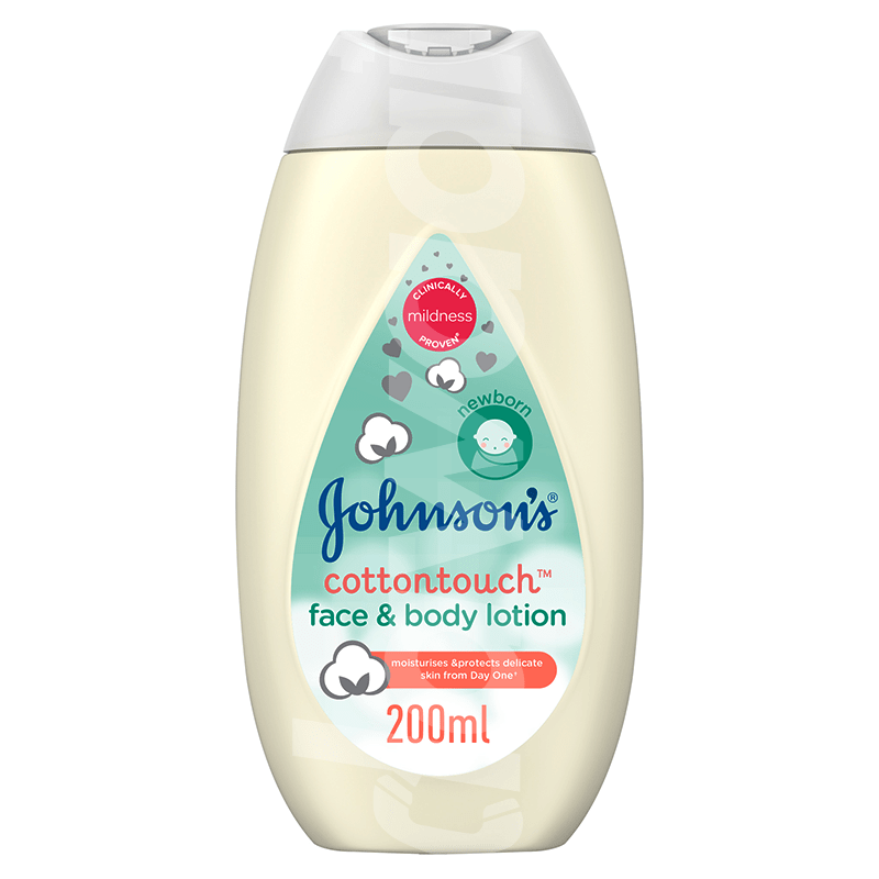JOHNSON’S Newborn Baby CottonTouch Face & Body Lotion 200 ml Bottle