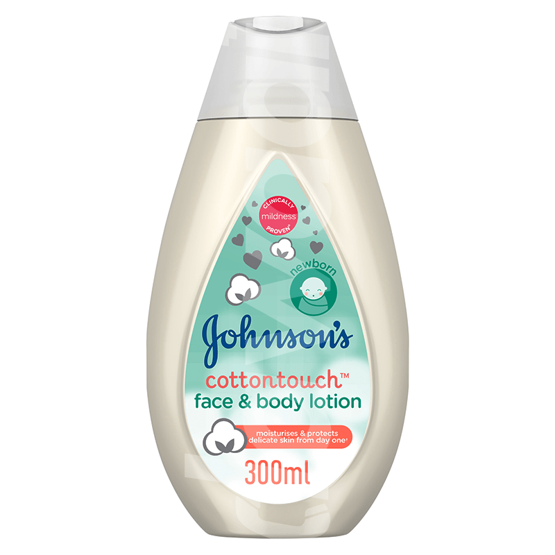 JOHNSON’S Newborn Baby CottonTouch Face & Body Lotion 300 ml Bottle