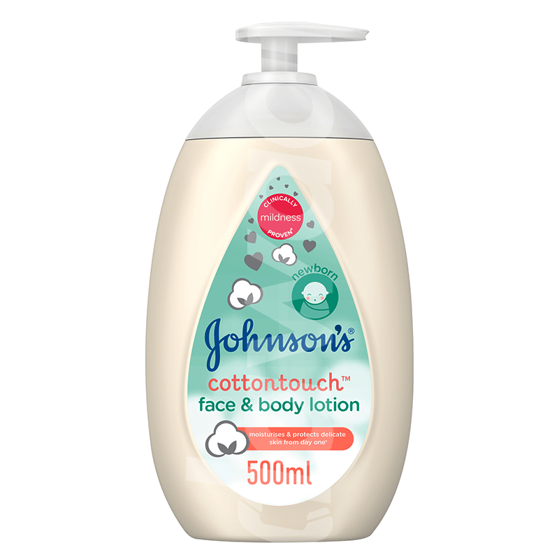 JOHNSON’S Newborn Baby CottonTouch Face & Body Lotion 500 ml Bottle