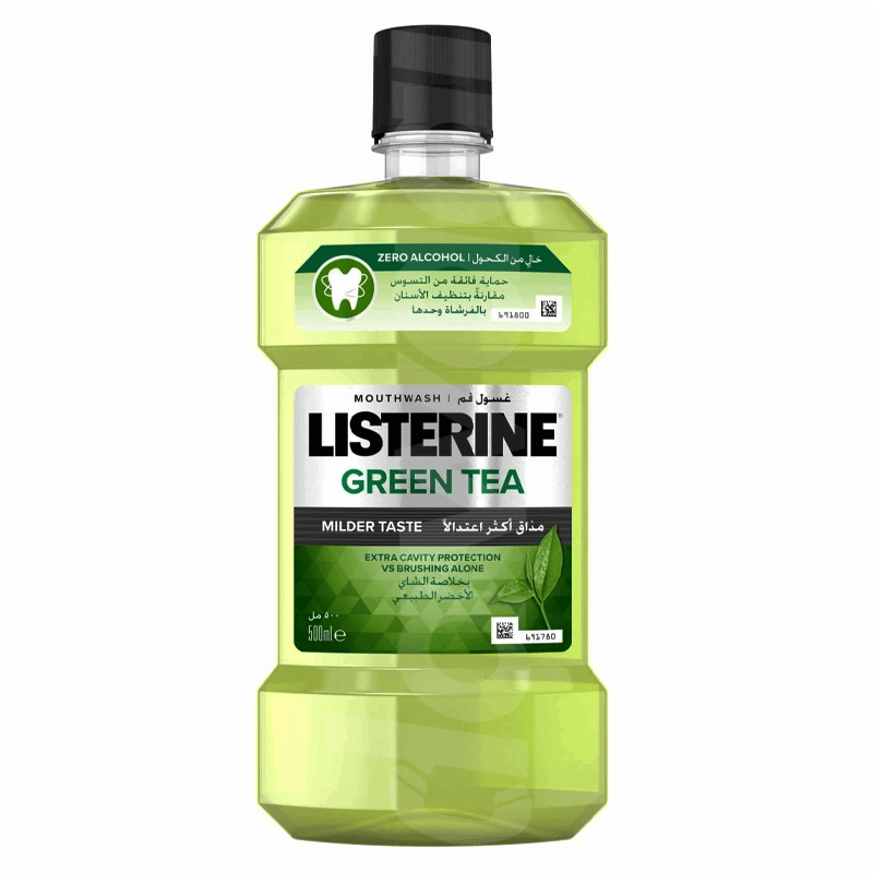 Listerine Mouthwash Green Tea 500 ml