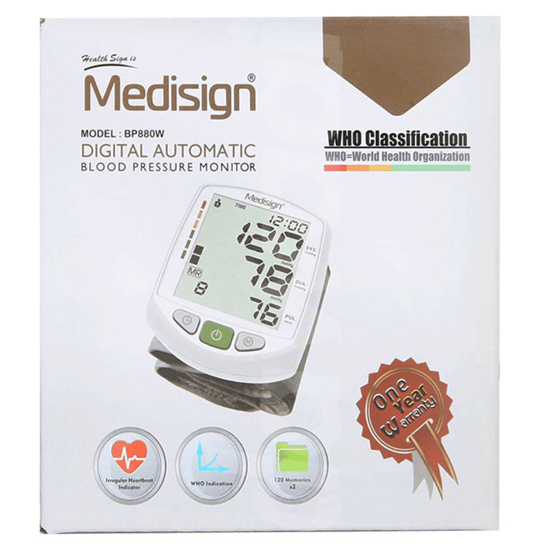 Medisign Digital Automatic Blood Pressure Monitor BP880W