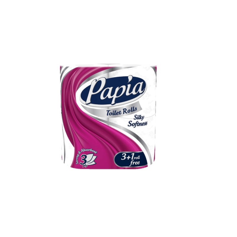 Papia 3 ply (3+1) toilet paper