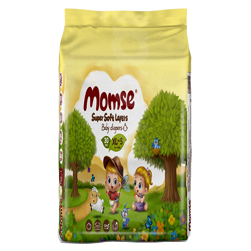 Momse Economy - XL Diapers 30 Pcs. Pack