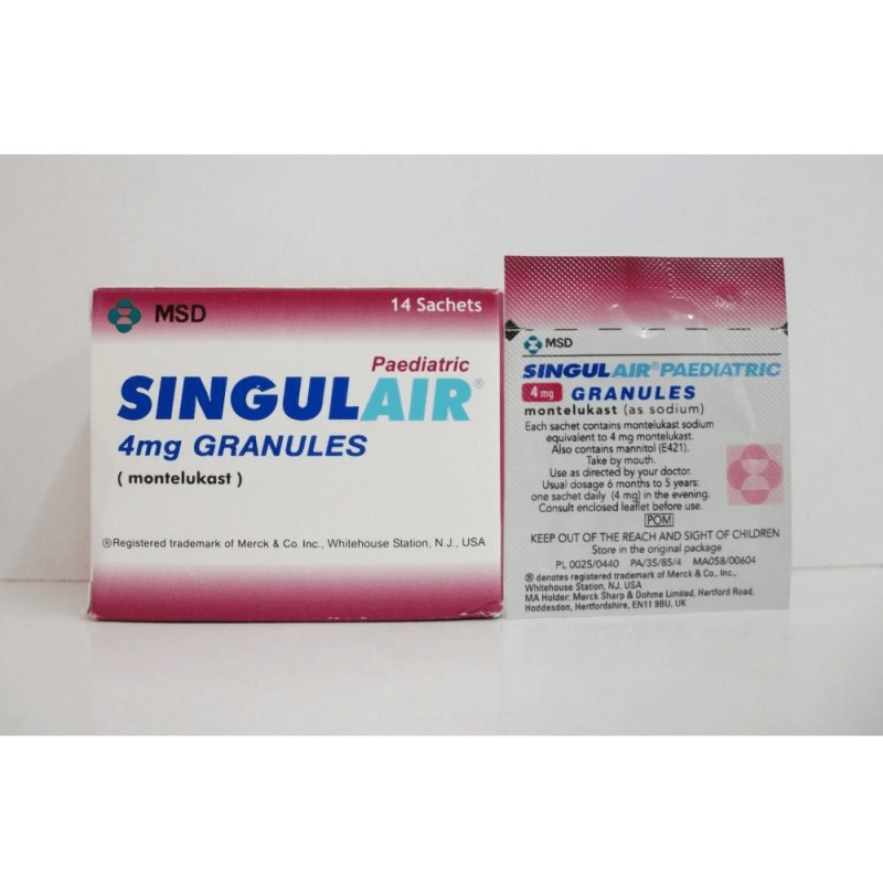 Singular 4mg Granules (Paediatric)