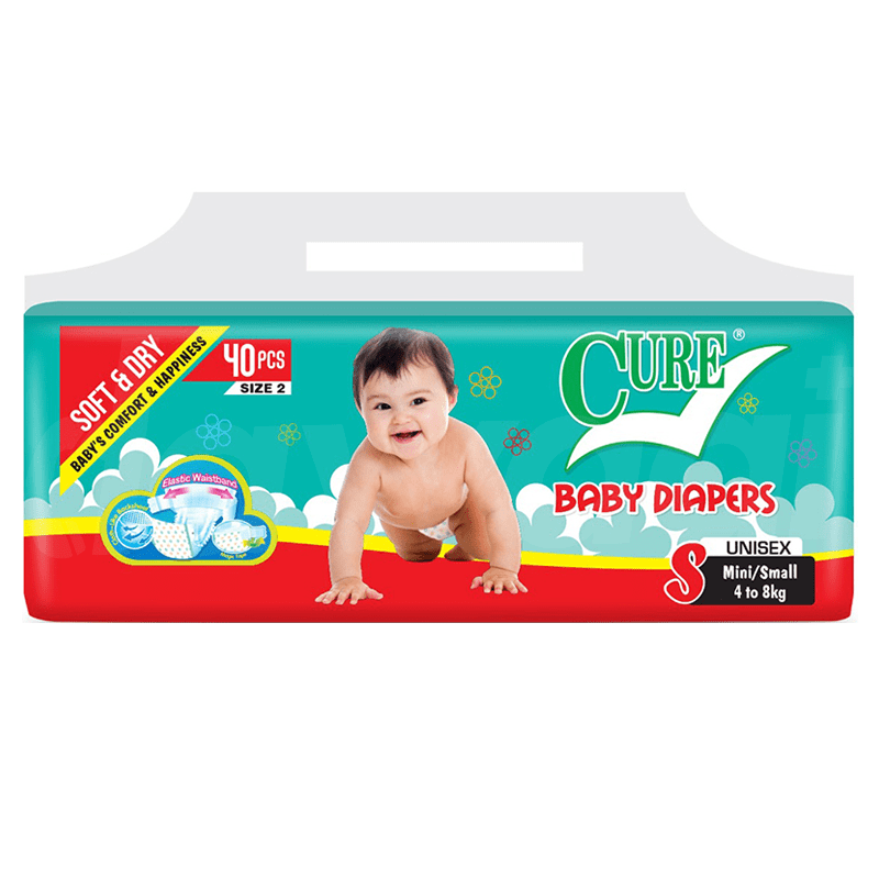 Cure Regular - Small Diapers 40 Pcs. Pack