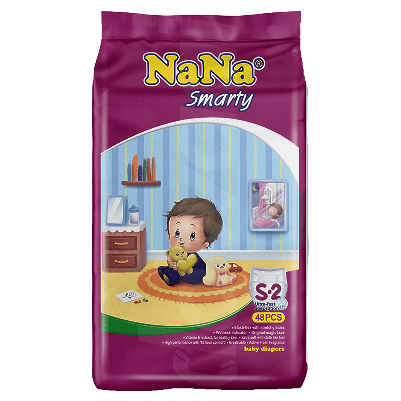 Nana Economy Smarty - Small Diapers 48 Pcs. Pack