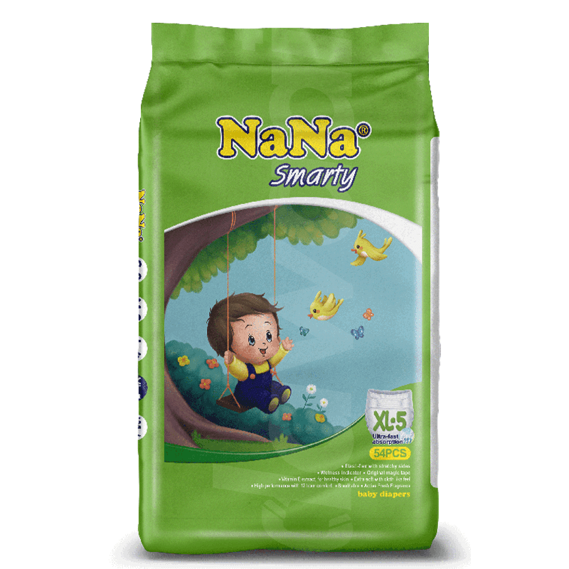 Nana Jumbo Smarty - XL Diapers 54 Pcs. Pack