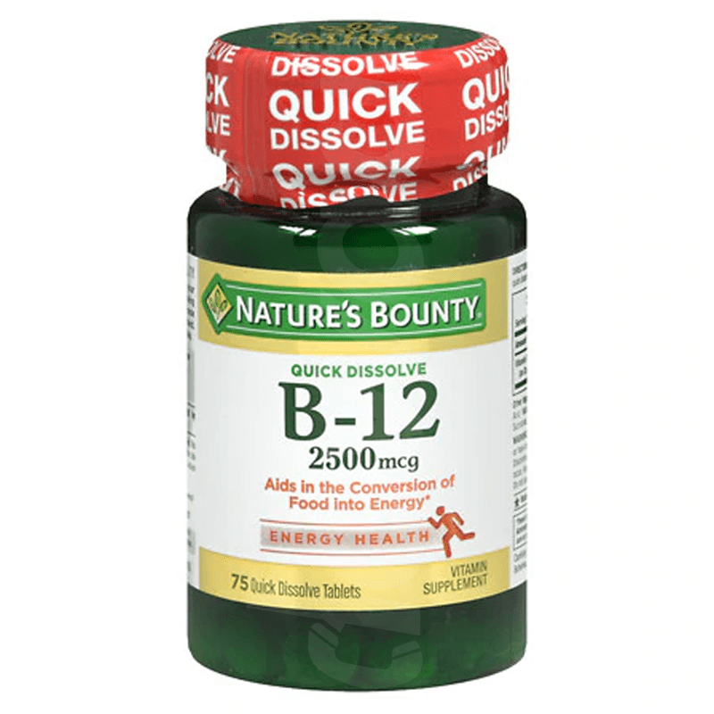 Nature's Bounty Vitamin B-12 2500mcg 75's