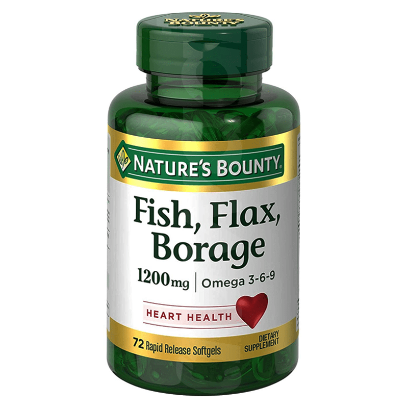 Nature's Bounty Fish,Flax, Borage Omega 3-6-9