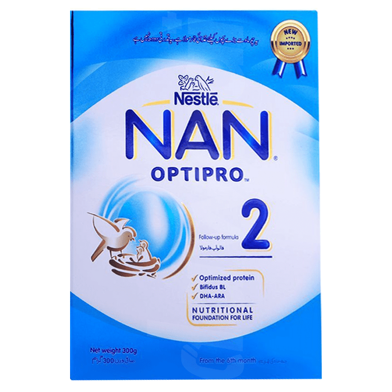 Nestle NAN Optipro 2 (Follow - up Formula) Milk Powder 300 gm Soft Pack