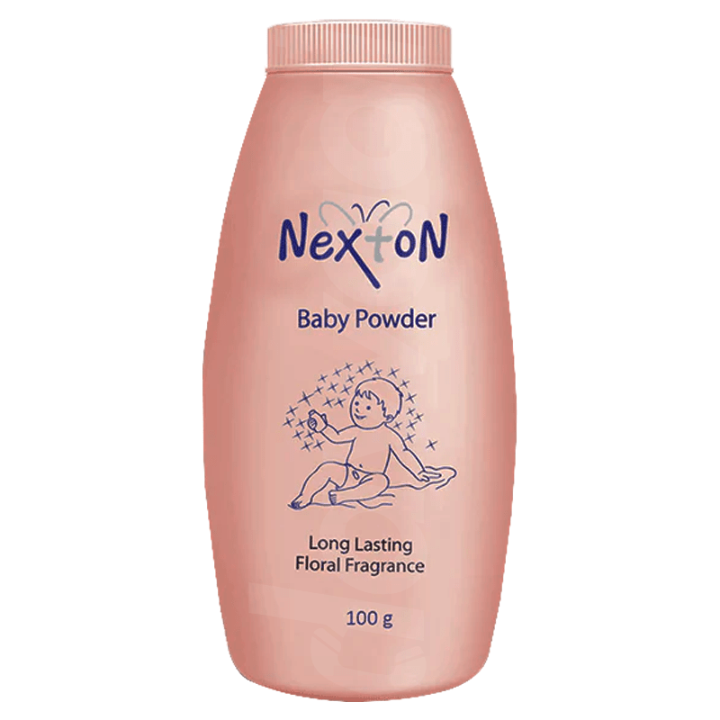 Nexton Pink Baby Powder 100 gm Bottle