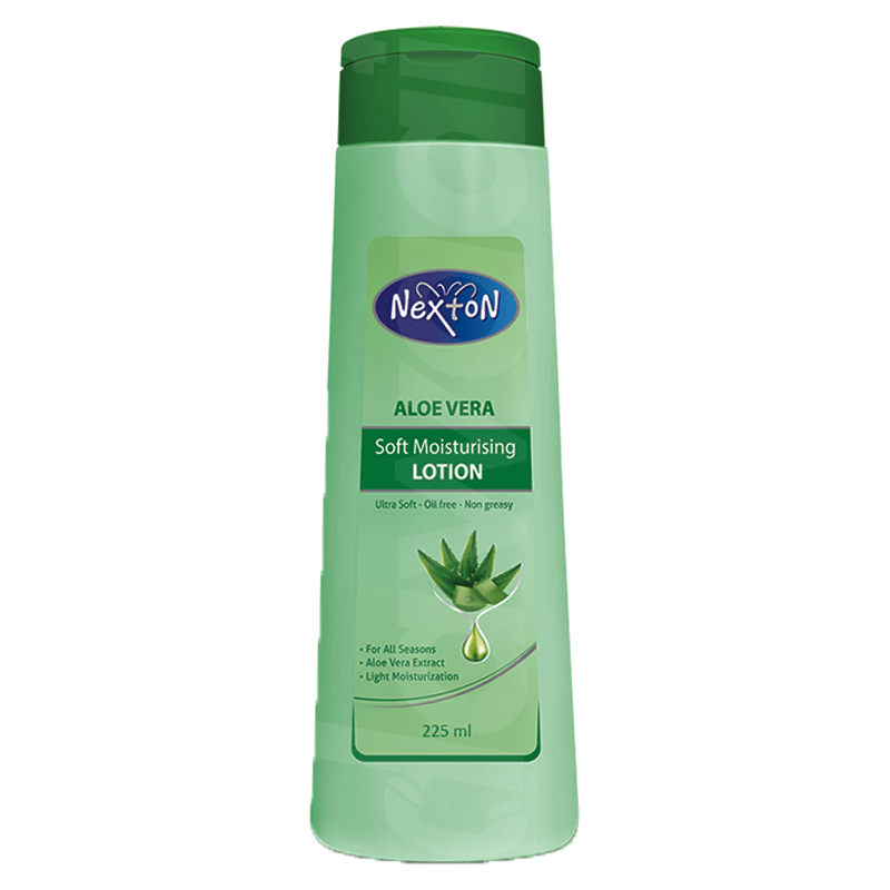 Nexton Aloe Vera Moisturizing Lotion 225 ml Bottle