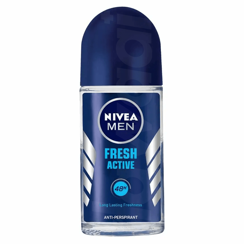 Nivea Men Fresh Active 48 hrs Long Lasting Freshness Roll On Deon 50 ml Bottle