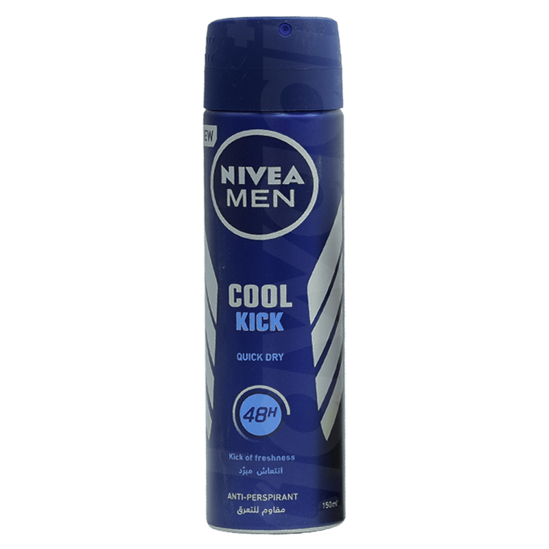 Nivea Men Cool Kick Anti-Perspirant Deodorant 150 ml Spray Bottle